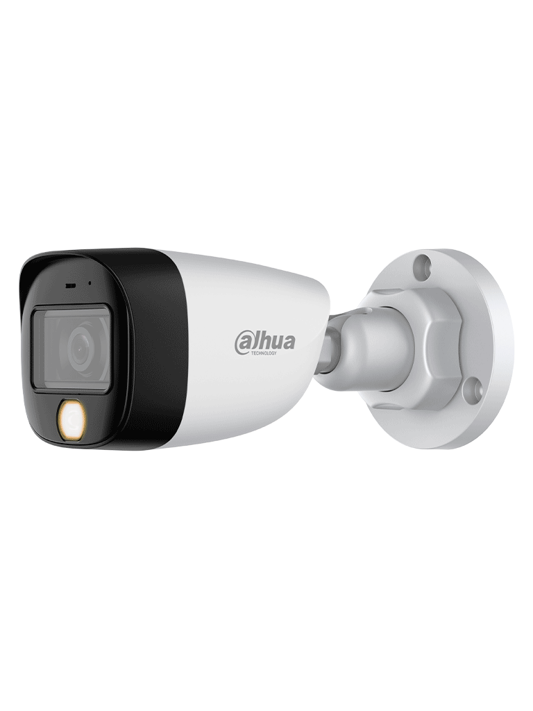 DAHUA HAC-HFW1801C-IL-A - Cámara bullet ofrece resolución 4K de 8 MP, iluminador dual para entornos oscuros, lente de 2.8 mm con ángulo de 106°, alcance IR de 20 m, WDR real de 120 dB, tecnología Super Adapt y micrófono integrado