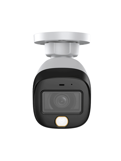 DAHUA HAC-HFW1801C-IL-A - Cámara bullet ofrece resolución 4K de 8 MP, iluminador dual para entornos oscuros, lente de 2.8 mm con ángulo de 106°, alcance IR de 20 m, WDR real de 120 dB, tecnología Super Adapt y micrófono integrado