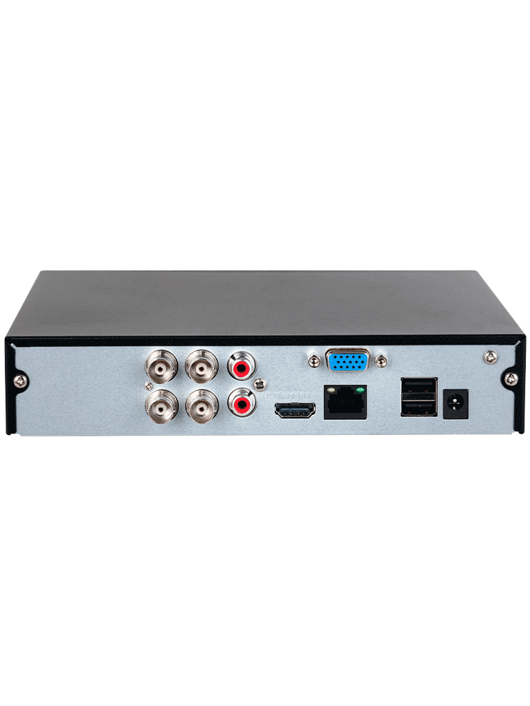 DAHUA XVR1B04-I-SSD - DVR de 4 canales 1080p Lite/ Con disco SSD de 512GB Especial para Videovigilancia/ S-XVR Series/ WizSense/ H.265+/ 4 canales con SMD Plus/ Búsqueda inteligente (Humanos y vehículos)/