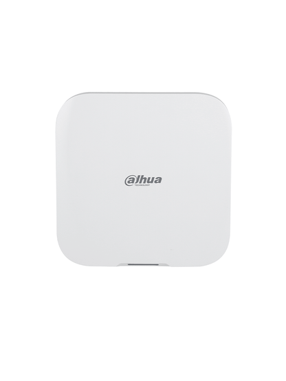 DAHUA ARC3800H-W2 -Panel de Alarma Hub2 Inalámbrico, WiFi y Ethernet,150 dispositivos, integración de hasta 8 cámaras IP, audio 2 vías, hasta 64 PIR Cams, batería de respaldo, luz indicadora y permite control remoto desde la app