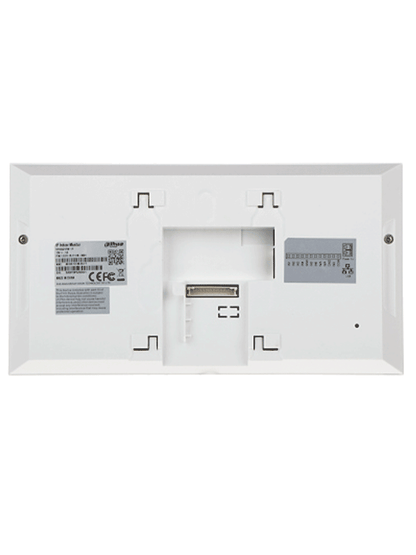 DAHUA VTH2421FW-P - Monitor IP de 7" Serie Pro con pantalla táctil, 8GB de memoria, PoE estándar, ranura MicroSD, admite 9 monitores adicionales, llamada grupal, videos, mensajes y 6 entradas/salidas de alarma /
