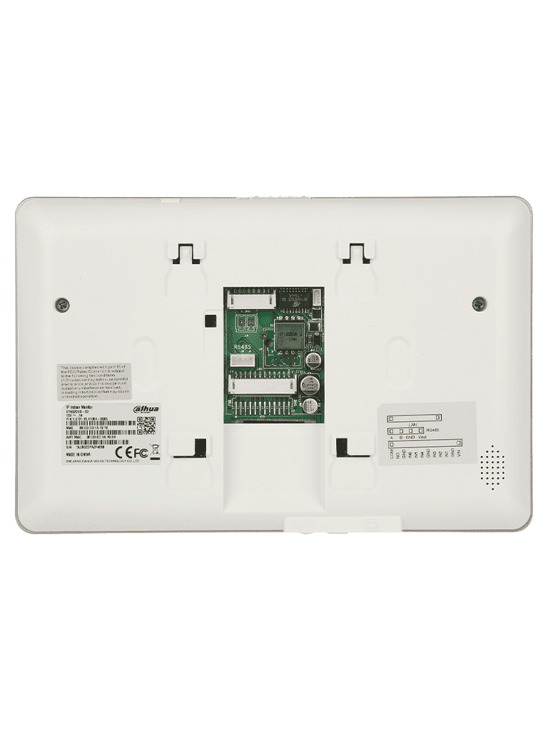 DAHUA VTH5221DS2 - Monitor IP Touch de 7" con conectividad WiFi y Ethernet, compatible con PoE 802.3af. Admite MicroSD de hasta 32GB, soporta hasta 32 cámaras IP y 20 frentes de calle. Ideal para sistemas de vigilancia avanzados.