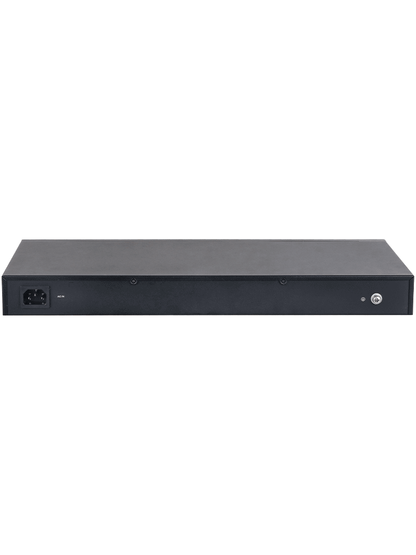DAHUA CS4218-16ET-135 - Switch PoE de 18 Puertos/ 16 Puertos Poe 10/100/ 2 Puertos Uplink 10/100/1000 + 2 Puertos SFP/ 135 Watts Totales/ Administrable en la Nube por DoLynk Care/ PoE Hasta 250 Metros/ Carcasa Metalica/ Switching 7.2 Gbps