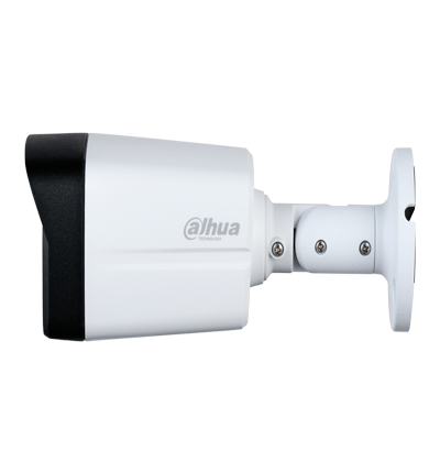 DAHUA HAC-HFW1801TLMN-IL-A - Camara Bullet 4k/ Iluminador Dual Inteligente + Full Color/ Lente de 2.8 mm/ 106 Grados de Apertura/ Microfono Integrado/ 40 Metros de Iluminación IR y Visible/ WDR Real de 120 dB/ IP67/
