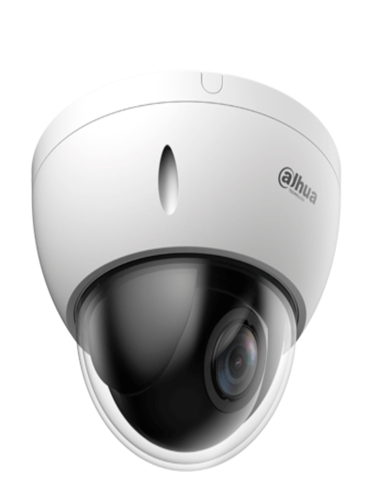 DAHUA SD22204DB-GC - Cámara PTZ Mini Domo Antivandálica de 2 Megapíxeles/ analógica / 4X de Zoom Óptico/ IP66/ IK10/ Starlight/ HLC/ 30FPS/ 3DNR/
