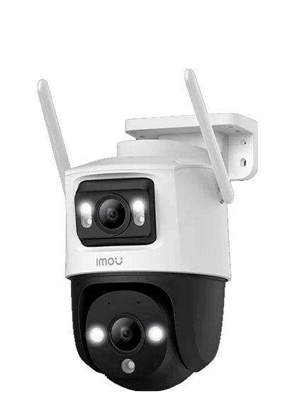 IMOU Cruiser Dual 10MP (IPC-S7XN-10M0WED ) - Cámara IP PT Dual Wifi Full Color con lente Fijo de 5 Megapixeles + Lente PT 5 Megapixeles. Cuenta con 30 m de Iluminación Nocturna y Audio Bidireccional con micrófono y tecnología IMOU Sense