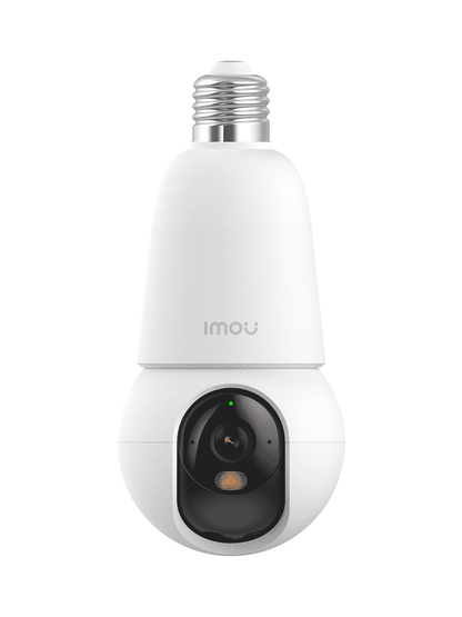 IMOU BulbCam 5MP (IPC-K6C-5H1WEB-E27-imou)- Cámara de 5Megapixeles/ Disuasión activa/ Modo privacidad/ Detección de humanos & Vehículos/ Audio bidireccional/ Full Color/ Smart tracking (No incluye Foco)