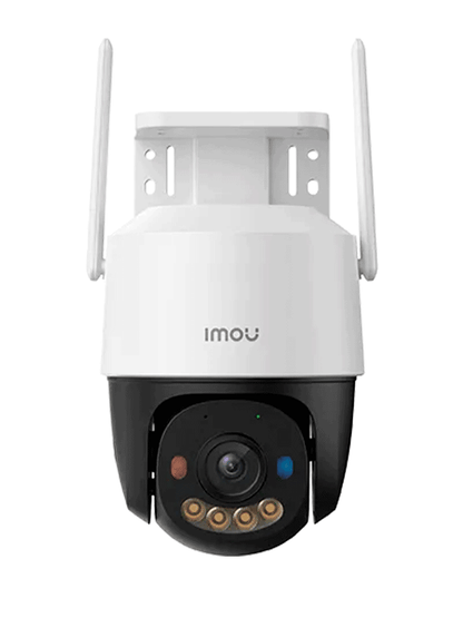 IMOU Cruiser SC 3MP (IPC-K7FN-3H0WE) - Cámara IP PT de 3 Megapíxeles/ Wifi/ Full Color/Disuasión activa luces Rojo-Azul/ Audio 2 Vías/ 30 Metros Visión Nocturna/ Sirena de 110 dB/ Smart tracking/ Ranura para MicroSD/ IP66/