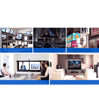 SAXXON LKV223KVM - Kit Extensor KVM de Video HDMI y Puerto USB/ Resolución 4K 40M / 1080P @ 60 Hz/ HDR/ Hasta 70 metros con Cat6/6A/7/ Cero latencia/ Loop HDMI en Transmisor/ Salida de audio/ Función EDID/