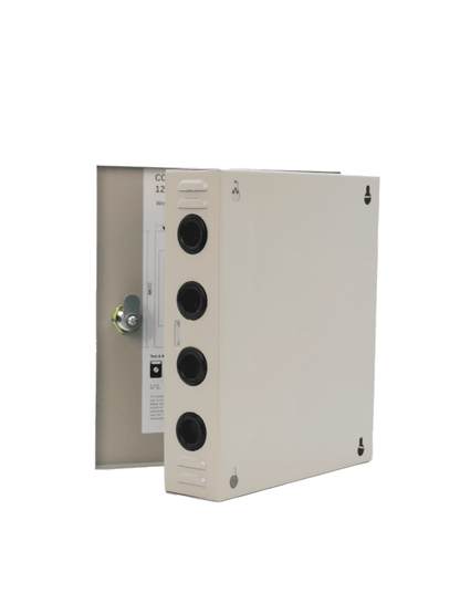 SAXXON SX10A9CH - Fuente de Poder Profesional 12 VCD / 10 Amperes / 9 Canales / 1.1 Amperes por Canal / Protección contra Sobrecargas / Led Indicador de Funcionamiento