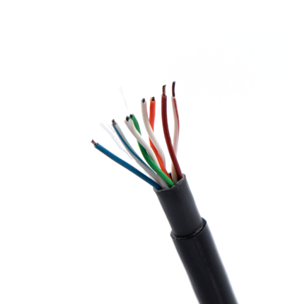 SAXXON OUTPCAT5ECOPEXT - Bobina de Cable UTP Cat5e 100% Cobre/ 305 Metros/ Exterior con Doble Forro/ Color Negro/ Ideal para Cableado de Redes de Datos y Video/