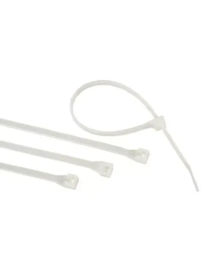 SAXXON CN25X100 - Cincho sujetacable / 2.5  mm X 100  mm / Blanco / Bolsa con 100 piezas / Nylon