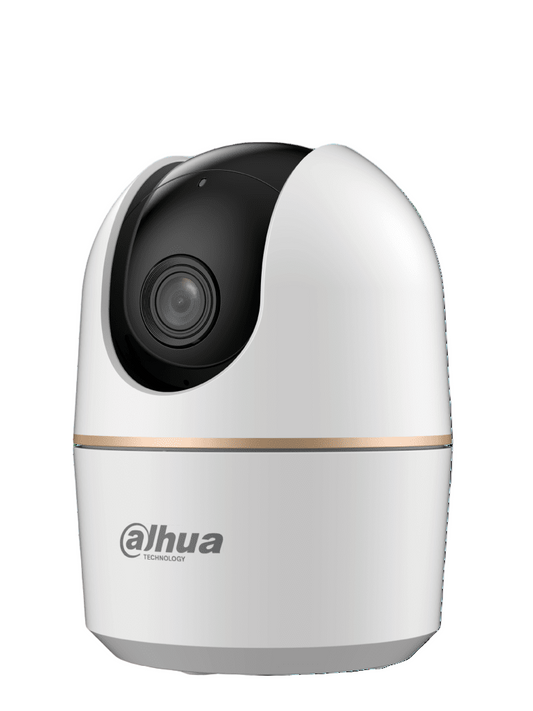 DAHUA DH-H3A - Cámara IP Domo Motorizado Wifi de 3 Megapíxeles con IA, autotracking, audio bidireccional (micrófono y altavoz), sirena integrada, IR de 10 m, detección de humanos y ranura MicroSD