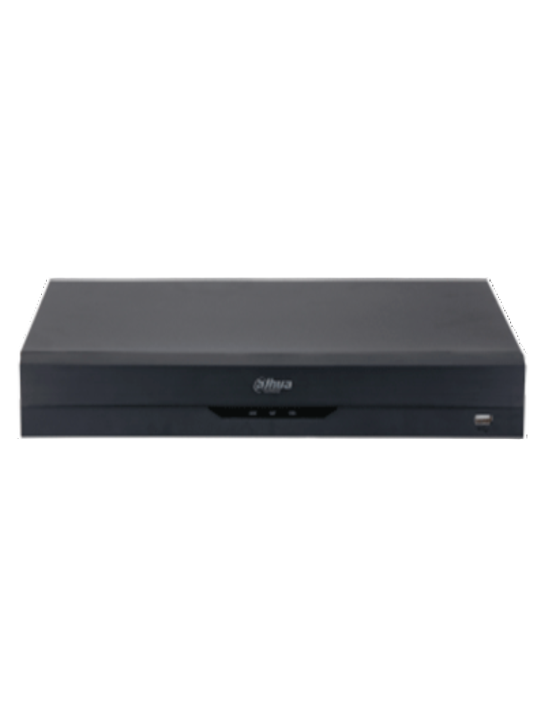 DAHUA XVR5216AN-4KL-I3 - DVR de 16 Canales 4k/ WizSense/ IA/ H.265+/ 2 Bahías de Disco Duro/ 16 Canales + 16 IP (Hasta 32 IP)/ 2 Canales de Reconocimiento Facial/ SMD Plus/ Codificación IA/  Funciones IoT&POS/ Audio Bidireccional