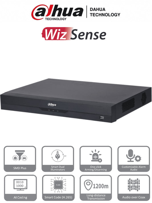 Dahua-XVR4232AN-I-DVR-De-Seguridad-32-Canales-1080p-2Mp-Wizsense-H265-Xvr